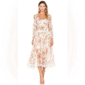 Zimmermann | Dresses | Sold Out Zimmermann Postcard Floral Applique Midi  Dress Worn Once | Poshmark